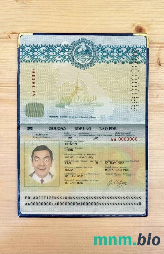 Laos zdjęcie do paszportu pliki PSD, skan i fotografowany obraz